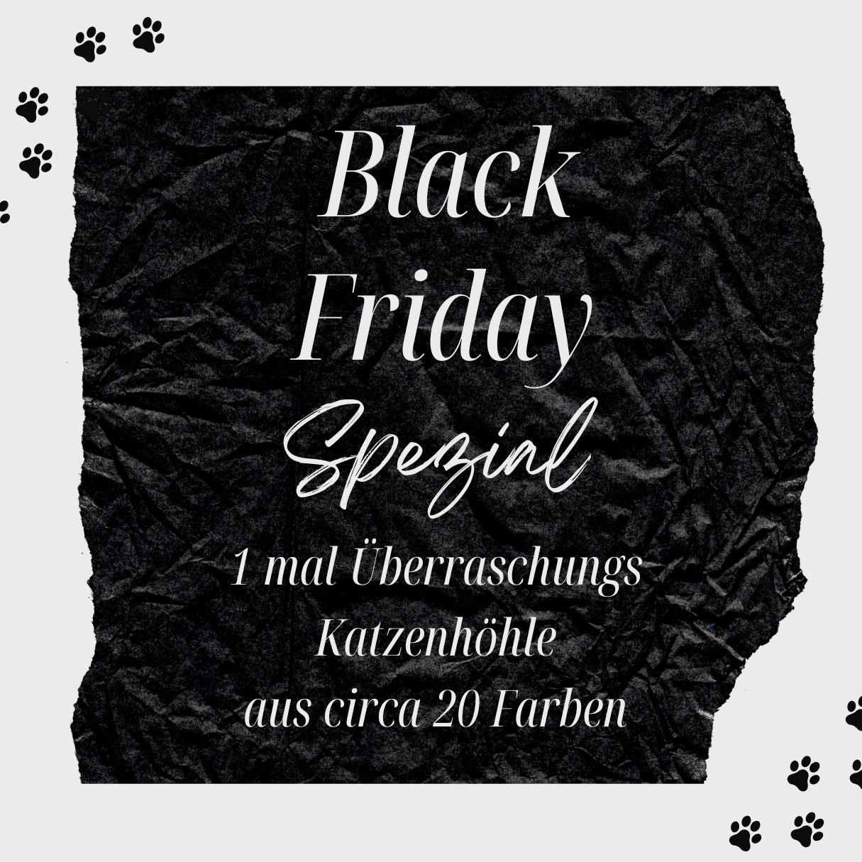 Black November Produkte - Katzenhöhlen und mehr