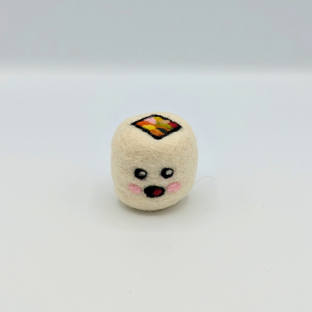 Katzenspielzeug aus Filz "Sushi-Set"